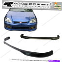 海外製 エアロパーツ 99-00ホンダシビックEKタイプR CTRフロントバンパーPUリップEK9（ウレタン） For 99-00 Honda Civic EK Type R CTR Front Bumper PU Lip EK9 (Urethane)