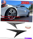 海外製 エアロパーツ 炭素効果フレキシブルフェンダーウィングエアディフューザーインテークブレードトリムフィット日産 Carbon Effect Flexible Fender Wing Air Diffuser Intake Blade Trim Fit Nissan