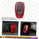 海外製 エアロパーツ スバルBRZ WRX STIレガシーアウトバックのレアルレッドカーボンファイバーキーFOBケースカバー REAL RED CARBON F...