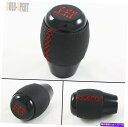 海外製 エアロパーツ Mazda Mazdaspeed 3 5 6 RX8 SPORT 5スピードBLKレザーシフトノブレッドステッチ用 FOR MAZDA MAZDASPEED 3 5 6 RX8 SPORT 5 SPEED BLK LEATHER SHIFT KNOB RED STITCH