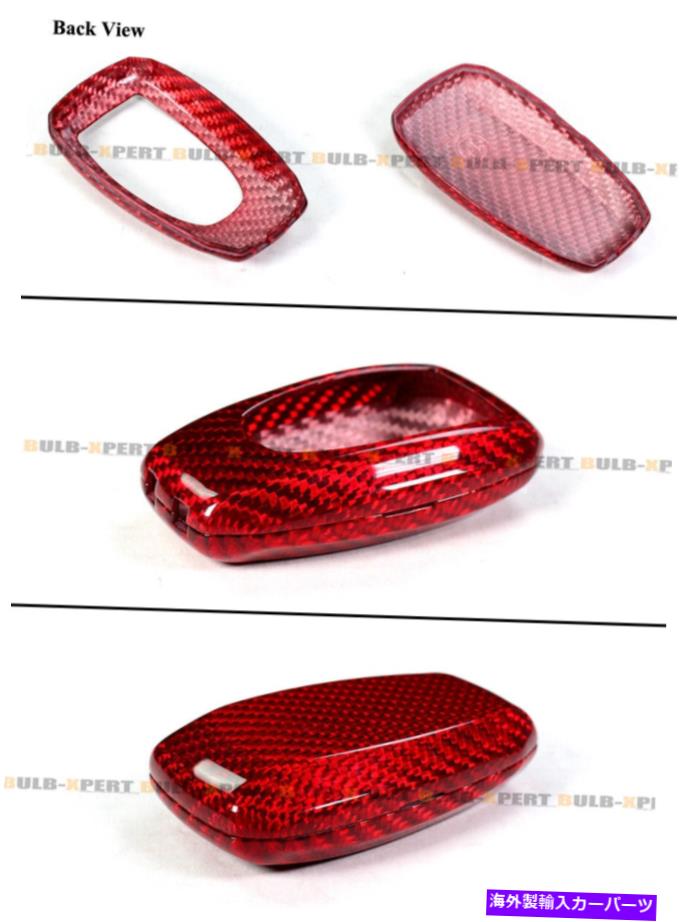 海外製 エアロパーツ スバルBRZ WRX STIレガシーアウトバックのレアルレッドカーボンファイバーキーFOBケースカバー REAL RED CARBON FIBER KEY FOB CASE COVER FOR SUBARU BRZ WRX STI LEGACY OUTBACK