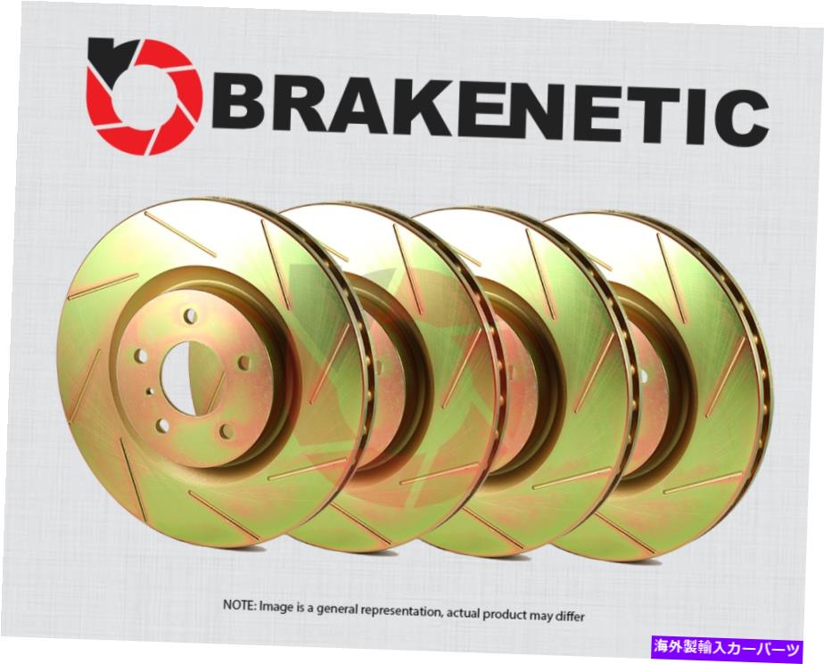 brake disc rotor [ե +ꥢ] Brakenetic Sportåȥåȥ֥졼ǥ[EVO X 10] BSR79775 [FRONT + REAR] BRAKENETIC SPORT SLOTTED Brake Disc Rotors [EVO X 10] BSR79775