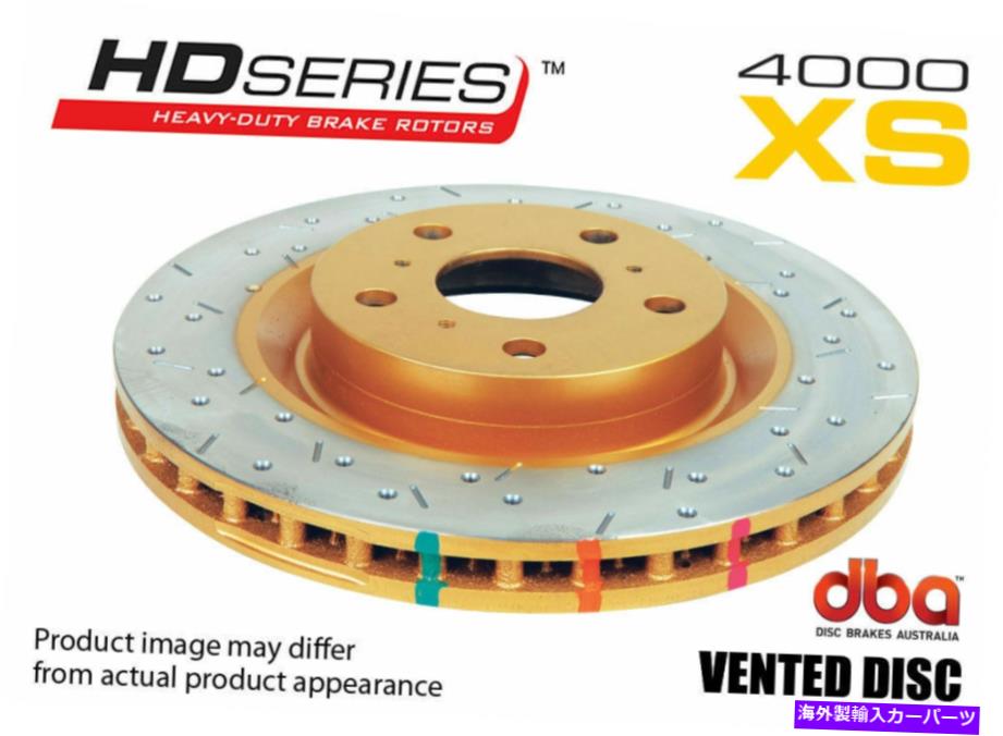 brake disc rotor 2x DBA 4000 XSクロスドリル/スロットディスクローターフィットRX8 2003オンフロントペア 2x DBA 4000 XS Cross-drilled/slotted DISC ROTOR FIT RX8 2003-ON FRONT PAIR