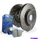 brake disc rotor トヨタランドクルーザーのEBC 1998-2007フロントブレーキキットS6ブルースタフ12.3インチ EBC For Toy...