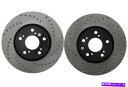 brake disc rotor 2007-2010 Acura CSX(42523)のフロントペアSTOPTECHディスクブレーキローター Front PAI...