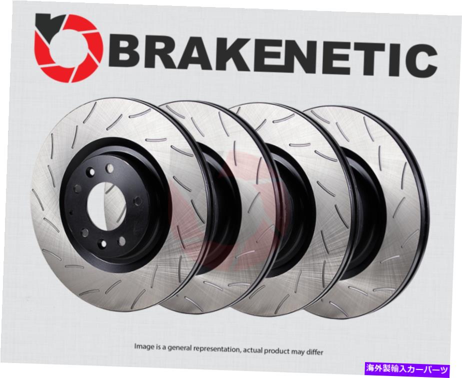 brake disc rotor [ե+ꥢ] Brakenetic Premium RSåդ֥졼ǥBPRS89346 [FRONT+REAR] BRAKENETIC PREMIUM RS SLOTTED Brake Disc Rotors BPRS89346