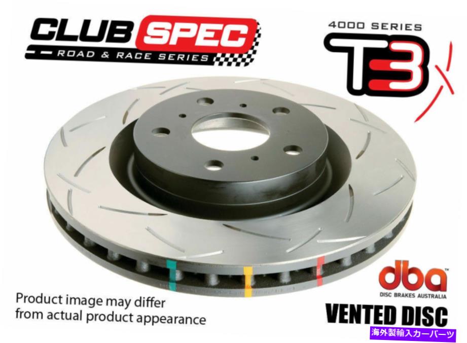 brake disc rotor 2x DBA 4000 T3スロットローターKPフィットメルセデスCLK 350/500/AMG Fペア 2x DBA 4000 T3 SLOT ROTOR KP FIT Mercedes CLK 350/500/AMG F PAIR