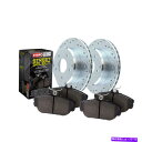 brake disc rotor キットとして販売されているストップテックフロントブレーキパッドとフロントブレーキローター StopTech Front Bra...