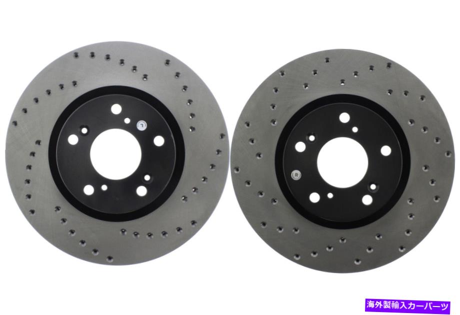 brake disc rotor 2005年から2006年のホンダCR-VのフロントペアSTOPTECHディスクブレーキローター（44434） Front PAIR Stoptech Disc Brake Rotor for 2005-2006 Honda CR-V (44434)