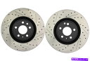 brake disc rotor 2004年から2009年のアウディS4(42564)のフロントペアSTOPTECHディスクブレーキローター Front PAI...