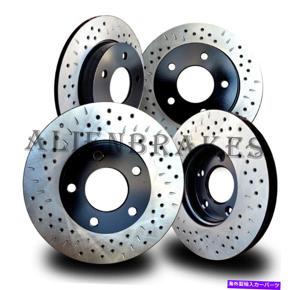 brake disc rotor LEX055SD GS350 RC350 Fݡĥѥեޥ󥹥֥졼ɥǥץ륹å LEX055SD GS350 RC350 F Sport Performance Brake Rotors Cross Drill &Dimple Slots