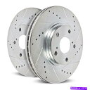 brake disc rotor ジャガースーパーV8 2006-2009フロントエボリューションドリルのパワーストップブレーキローター Power Stop ...