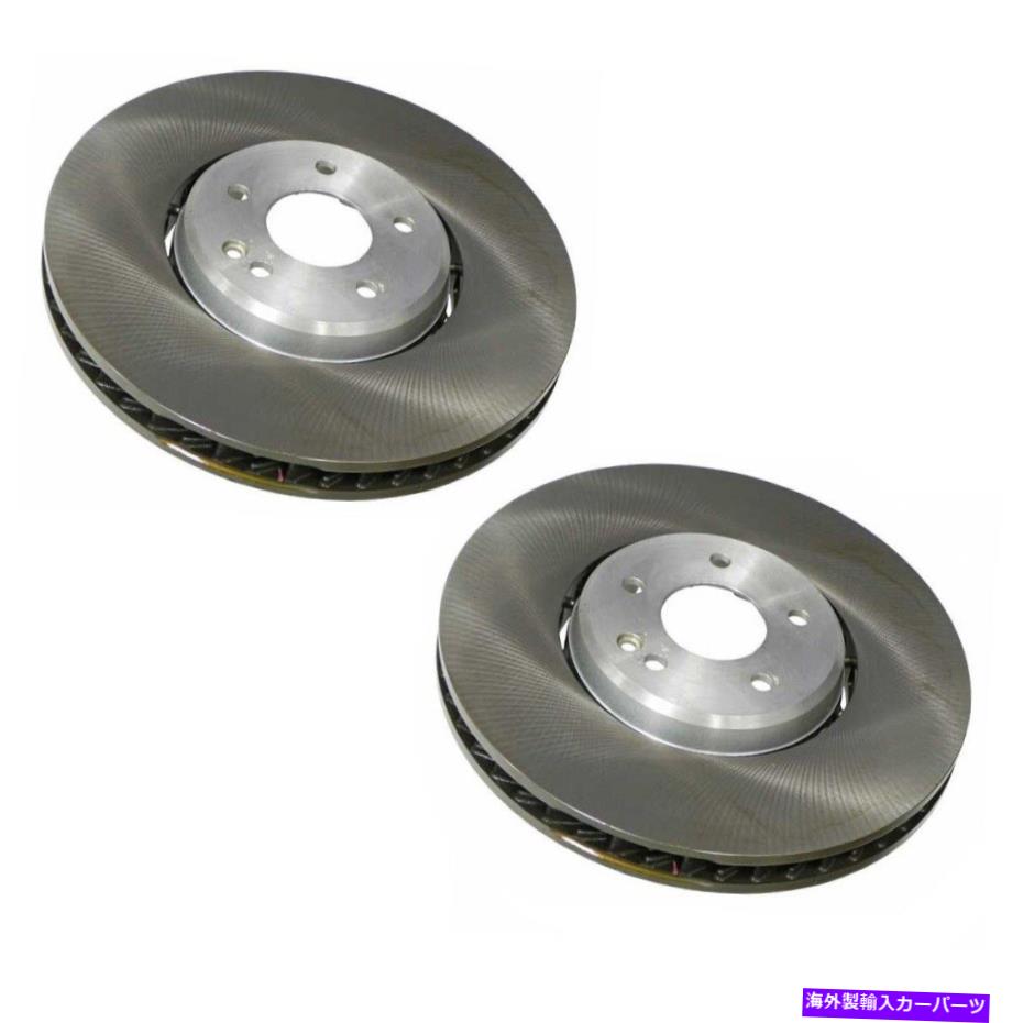 brake disc rotor メルセデスW202 C208 W210用の2つのフロントジマンブレーキディスクローターのペアセット Pair Set of 2 Front Zimmermann Brake Disc Rotors for Mercedes W202 C208 W210