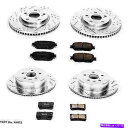 brake disc rotor パワーストップK4072フロント/リアZ23レクサスGS300/IS250用エボリューションブレーキキット Power Sto...