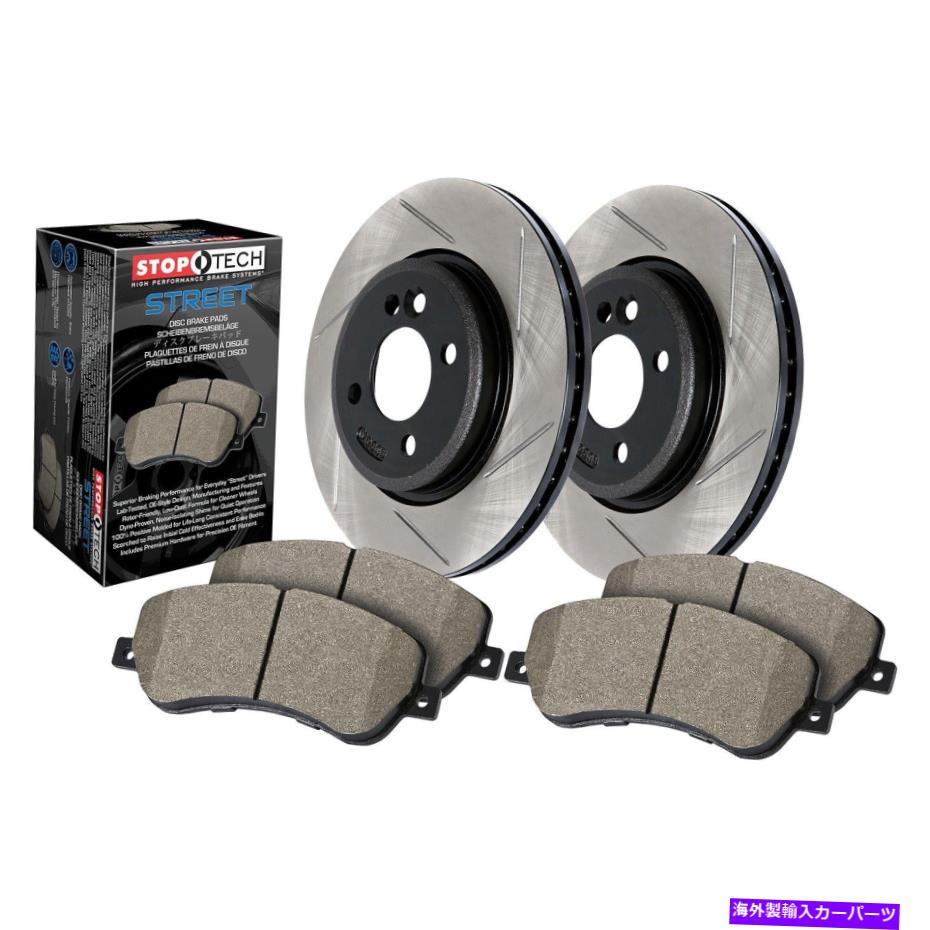 brake disc rotor STOPTECH PN 937.62550車軸パックローターとパッドはポンティアックシボレー-98-02に適合します StopTech PN 937.62550 Axle Pack Rotors and Pads Fits Pontiac Chevrolet - 98-02