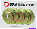 brake disc rotor tg+AuPleBbNX|[cNXhhu[L[^[GT/N-C30.50062.21 FRONT+REAR BRAKENETIC SPORT Cross Drilled Brake Rotors GT/N-LINE 30.50062.21