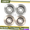 brake disc rotor 2004年から2010年に4のブレンボブレーキローターフロントリアキットセットマツダ3 Brembo Brake Rotors...
