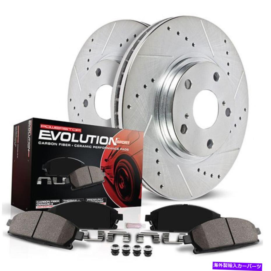 brake disc rotor BMW 528i Xdrive 2012-2016 Lear Z23 Evolution Sportのパワーストップブレーキキット Power Stop Brake Kit For BMW 528i xDrive 2012-2016 Rear Z23 Evolution Sport