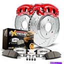 brake disc rotor KC1576-36 PowerStop 2ホイールセットブレーキディスクとキャリパーキットフロント新しいシボレー KC1576...