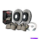 brake disc rotor STOPTECH 978.33009Rハイスポーツローター/パッド/ホースラインドリル/スロットブラックリア StopTech...