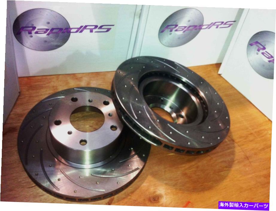 brake disc rotor Mazda RX8 Sports 323mm 7/2003 -2012 UPG F＆Rに合わせてスロットディスクブレーキローター Slotted Disc Brake Rotors to suit Mazda RX8 Sports 323mm 7/2003 -2012 UPG F&R