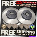 brake disc rotor O0328 Fit 2008 2009 2010 Dodge Grand Caravan Black Hub Brake Ro...