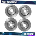 brake disc rotor フロント&リアブレンボコーティングOEブレーキローターセットフィット2005-2018クライスラー300 Front & Re...