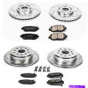 brake disc rotor パワーストップK1078フロント/リアZ23エボリューション1レクサスGS300用のクリックブレーキキット Power Sto...