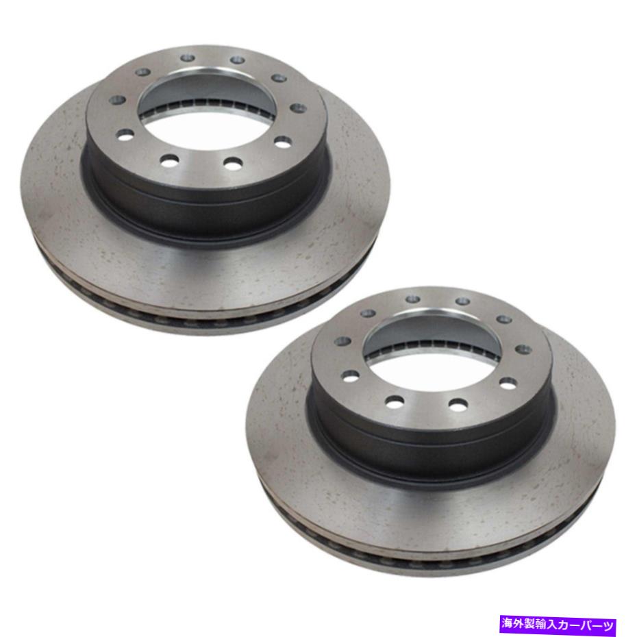 brake disc rotor F-250SD F-350SD用の269mmフロントベント付きディスクブレーキローターのモータークラフトOEMセット Motorcraft OEM Set of 2 369mm Front Vented Disc Brake Rotors for F-250SD F-350SD