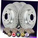 brake disc rotor Z0524 FIT 2008 2009ボルボC70 300mmFront 280mmRear Driledローターセラミックパ...