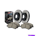 brake disc rotor ホンダアコード2008-2012車軸パックリアローター +リアパッドパッケージのためのSTOPTECH StopTech For Honda Accord 2008-2012 Axle Pack Rear Rotors + Rear Pads Package