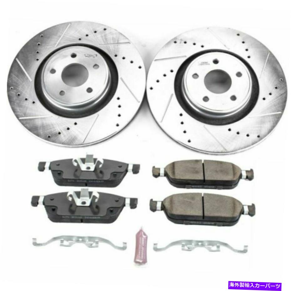 brake disc rotor パワーストップ15-18フィットフォードフォーカスフロントZ23エボリューションスポーツブレーキキット-K7147 Power Stop 15-18 fits Ford Focus Front Z23 Evolution Sport Brake Kit - K7147