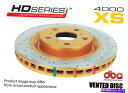 brake disc rotor 2x DBA 4000 XSクロスドリルド/スロットKPフィットプラド120 02-04 Fペア 2x DBA 4000 XS CrossDrilled/Slot KP FIT Prado 120 02-04 F PAIR