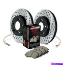 brake disc rotor BMW 328i Xdrive 13 STOPTECH SPORT DRILLILD&SLOTTED 1ピースリアブレーキキッ...