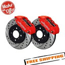 brake disc rotor Wilwood 140-12996-DRドリルとスロット型ローター鍛造キャリパーフロントブレーキキット Wilwood 140...
