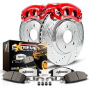 brake disc rotor KC1992-36 PowerStop 2ホイールセットブレーキディスクとキャリパーキットのフロントシボレー KC1992-3...