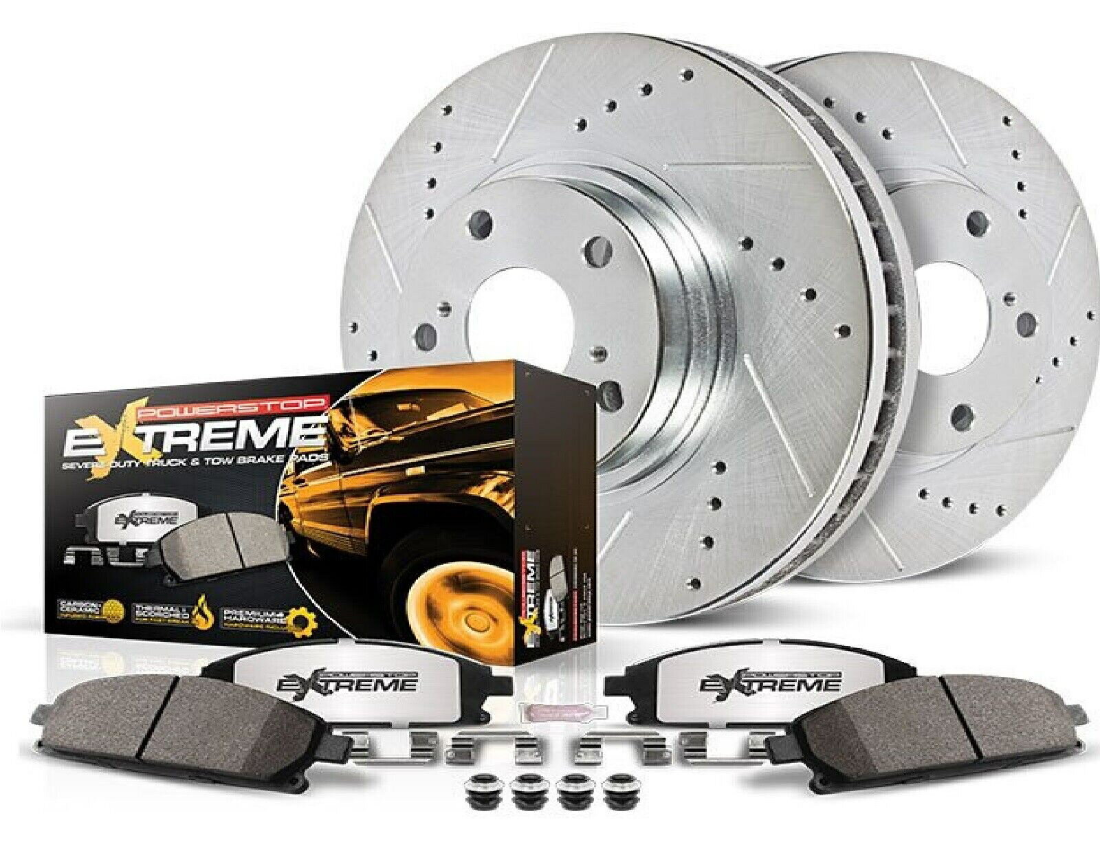 brake disc rotor PowerStop K2010-36熱散逸Z36 99-07シボレー/GMC用トラック Powerstop K2010-36 Heat Dissipation Z36 Tow & Truck for 99-07 Chevrolet/GMC