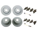 brake disc rotor 本物のOEMフロント304mm&リア300mmブレーキローターパッド&センサーキットMB E320用 Genuine OEM ...