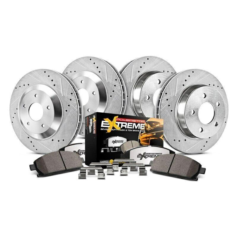 brake disc rotor ランドローバーレンジローバースポーツ10-13ブレーキキットパワーストップ1クリックエクストリームZ36 For Land Rover Range Rover Sport 10-13 Brake Kit Power Stop 1-Click Extreme Z36