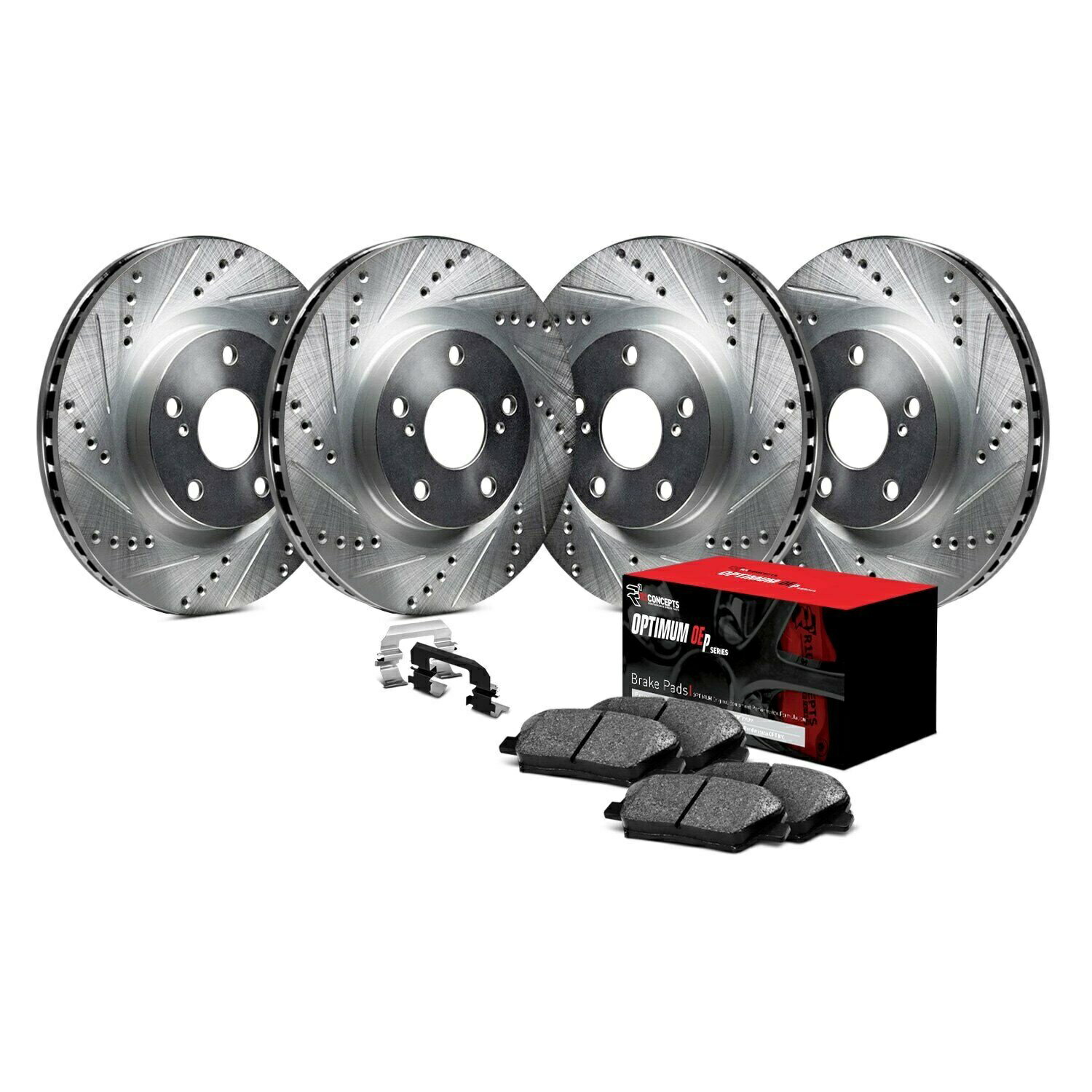 brake disc rotor ドッジグランドキャラバン12-16ブレーキキットエリーンシリーズドリルとスロットフロント＆ For Dodge Grand Caravan 12-16 Brake Kit eLINE Series Drilled & Slotted Front &