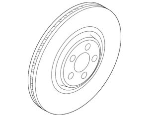 brake disc rotor 本物のジャガーローターT2R5940 Genuine Jaguar Rotor T2R5940