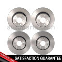 brake disc rotor メルセデスベンツCLK430 1999?2003用の4xブレンボフロントリアディスクブレーキローター 4x Brembo Fr...
