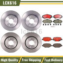 brake disc rotor 2014年から2016年のドッジグランドキャラバンのブレンボブレーキパッドとローターフロントリア Brembo brake p...