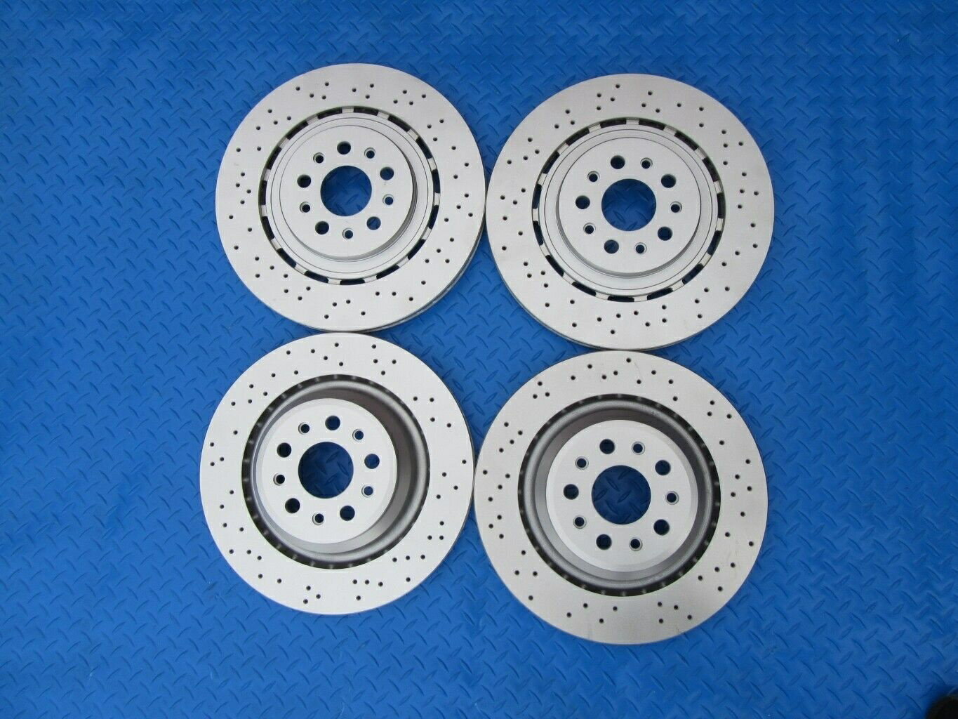 brake disc rotor Maserati Ghibli SQ4 Quattroporte AWDフロントおよびリアローターセット4＃5836 Maserati Ghibli Sq4 Quattroporte Awd front and rear rotors set of 4 #5836