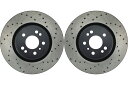 brake disc rotor 2006年から2007年のメルセデスベンツR500(45776)のフロントペアSTOPTECHディスクブレーキローター Fro...