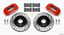 brake disc rotor ウィルウッドディスクブレーキキット、フロントストック交換、ホンダ、ドリルドローター、レッドキャリパー WILWOOD DISC...