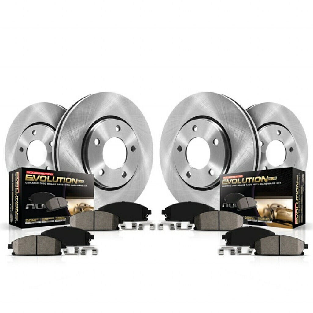 brake disc rotor Ford Expeditionのパワーストップブレーキキット2010-2017フロントおよびリアオートスペシアルティ Power Stop Brake Kit For Ford Expedition 2010-2017 Front & Rear Autospecialty