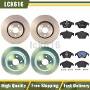 brake disc rotor 2013年から2014年のメルセデスベンツC300のブレンボブレーキパッドとローターフロントリア Brembo brake p...
