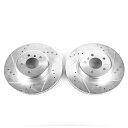 brake disc rotor PowerStop EBR1237XPRディスクブレーキローターセット10-19 BMWモデル PowerStop EBR12...