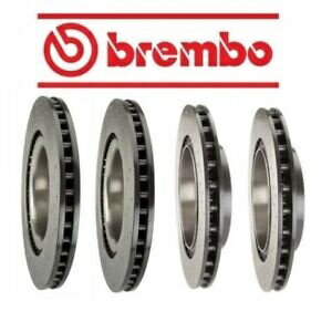 brake disc rotor 新しいフィットレクサスはF 08-14セット2つのフロントと2つのリアディスクブレーキローターBrembo OEM New Fits Lexus IS F 08-14 Set of 2 Front & 2 Rear Disc Brake Rotors Brembo OEM